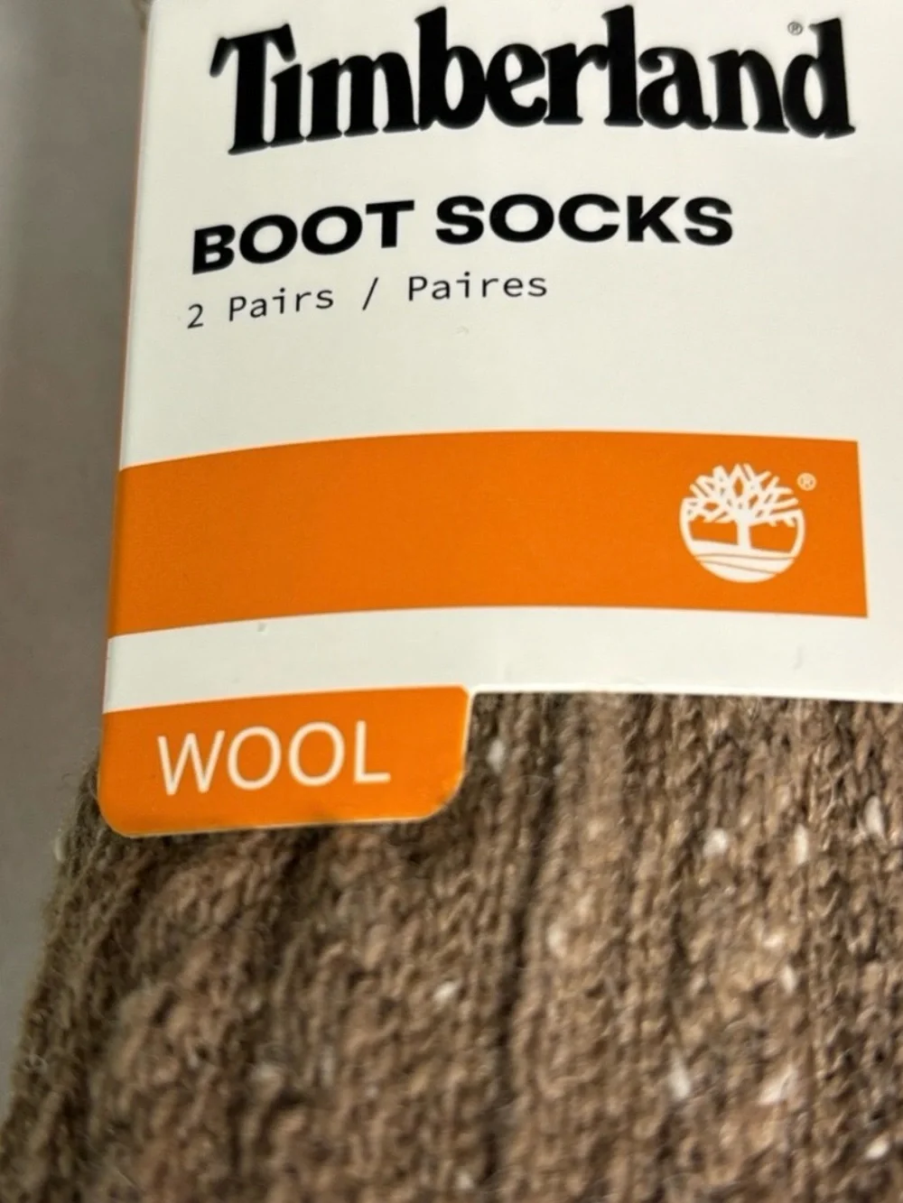 New Timberland Socks Women’s 2 Pair Wool Blend Boot Socks Casual Activewear